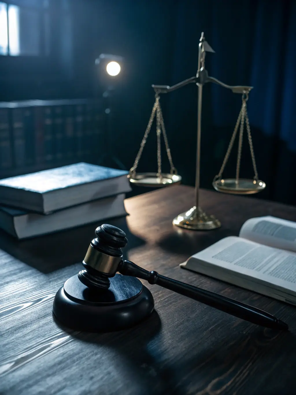 A gavel resting on a stack of legal documents related to real estate, representing legal authority and compliance.